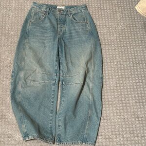 Free People Barrel Jeans